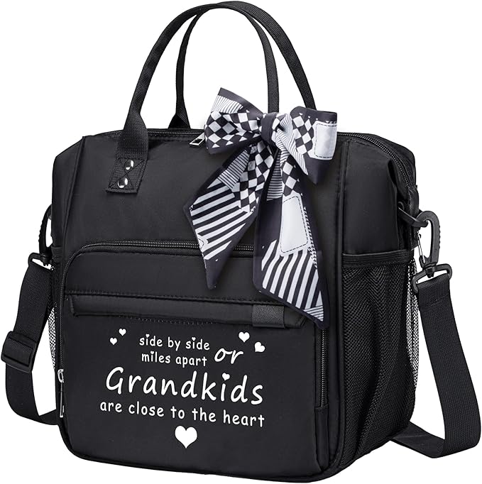 Lunch Box for Grandma Great Grandma Gifts Women Lunch Bag for Grandmother from Granddaughter, Grandson, Grandkids Christmas gifts for Nana GiGi New Grandmas Grandparents, Best Birthday Presents