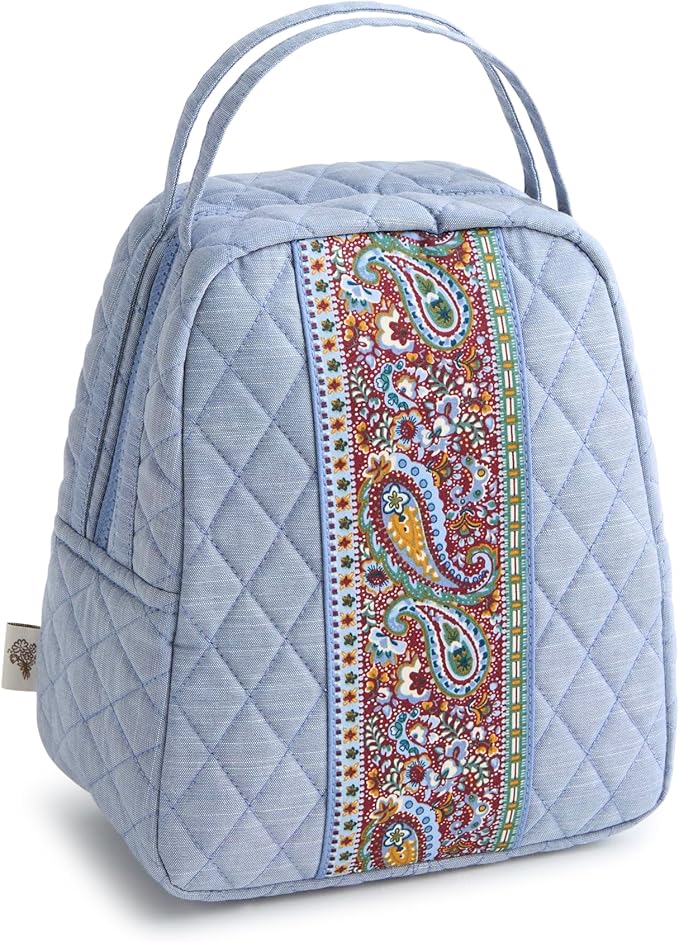 Vera Bradley Premium Cotton Lunch Bag, Chambray