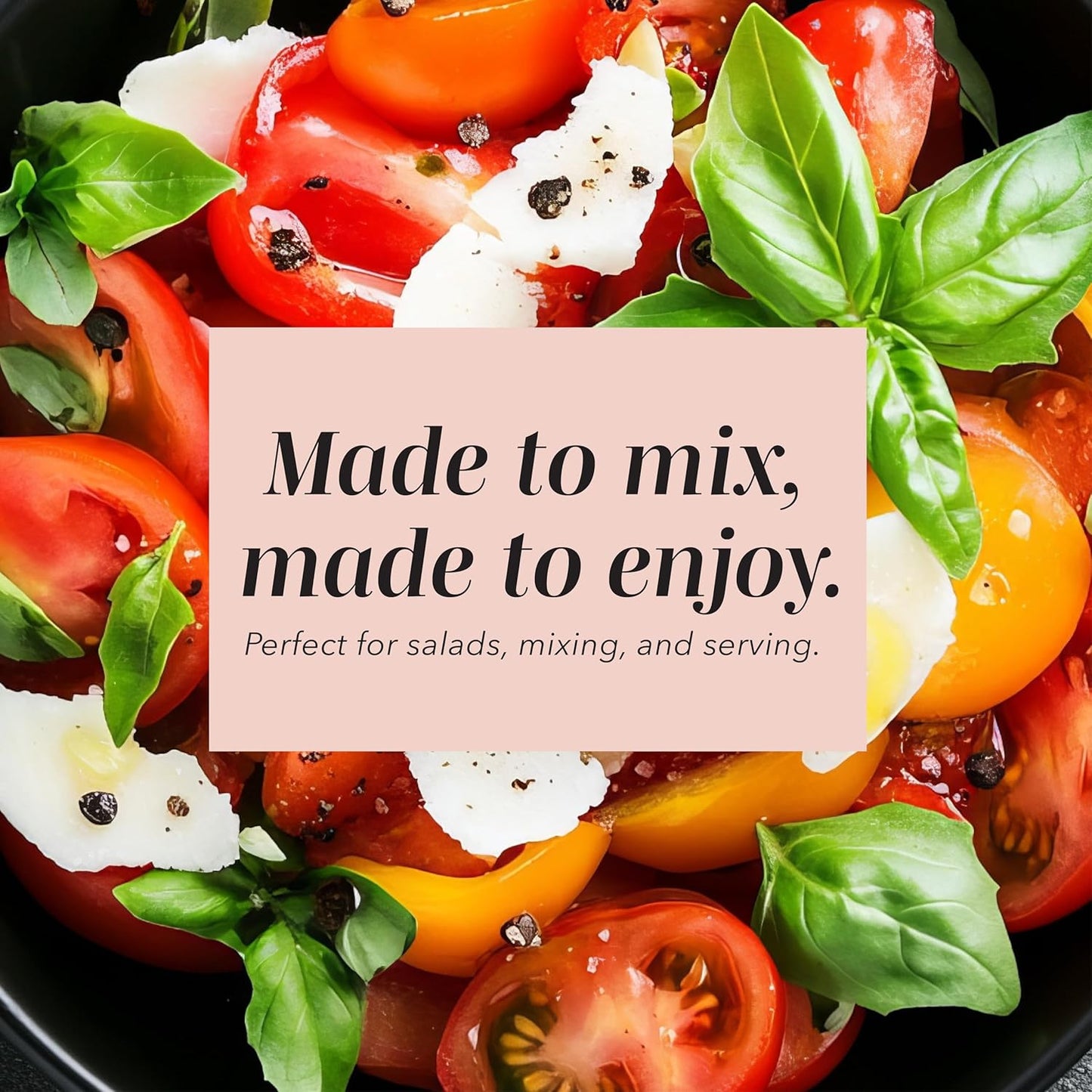 COOK WITH COLOR Mixing Bowls with Lids - 12 Piece Plastic Nesting Bowls Set includes 6 Prep Bowls and 6 Lids, Non Slip Bottom and Embossed Design - Microwave Safe (Pink)