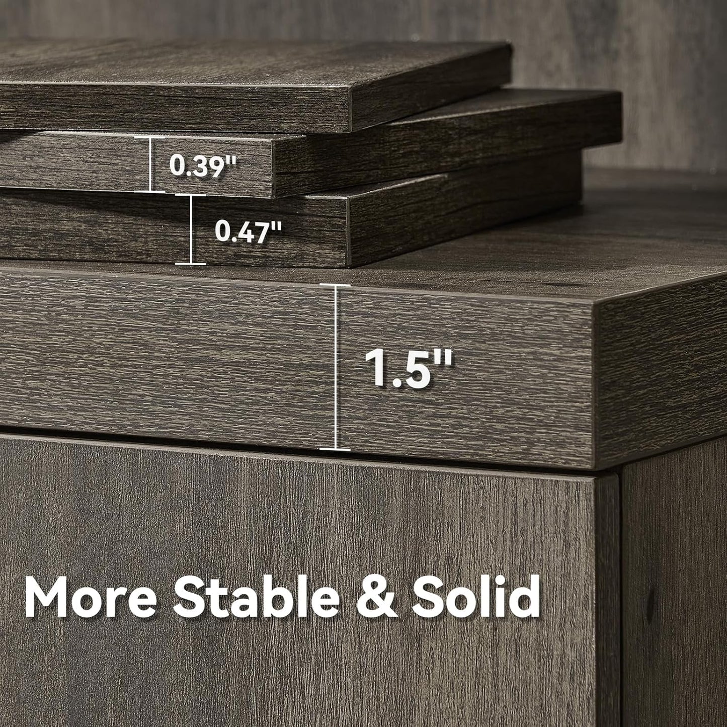 ONBRILL 71" Tall Kitchen Pantry Cabinet, Pantry Storage Cabinet with 6 Door Shelves, Hidden Drawer and Adjustable Shelf, Freestanding Rustic Wood Pantry for Kitchen, Dining Room (Black Smoky)