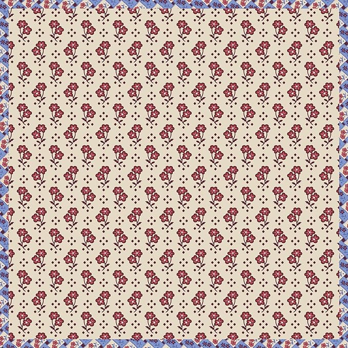 Vera Bradley Premium Cotton Lunch Bag, Rachel Ditsy, One Size